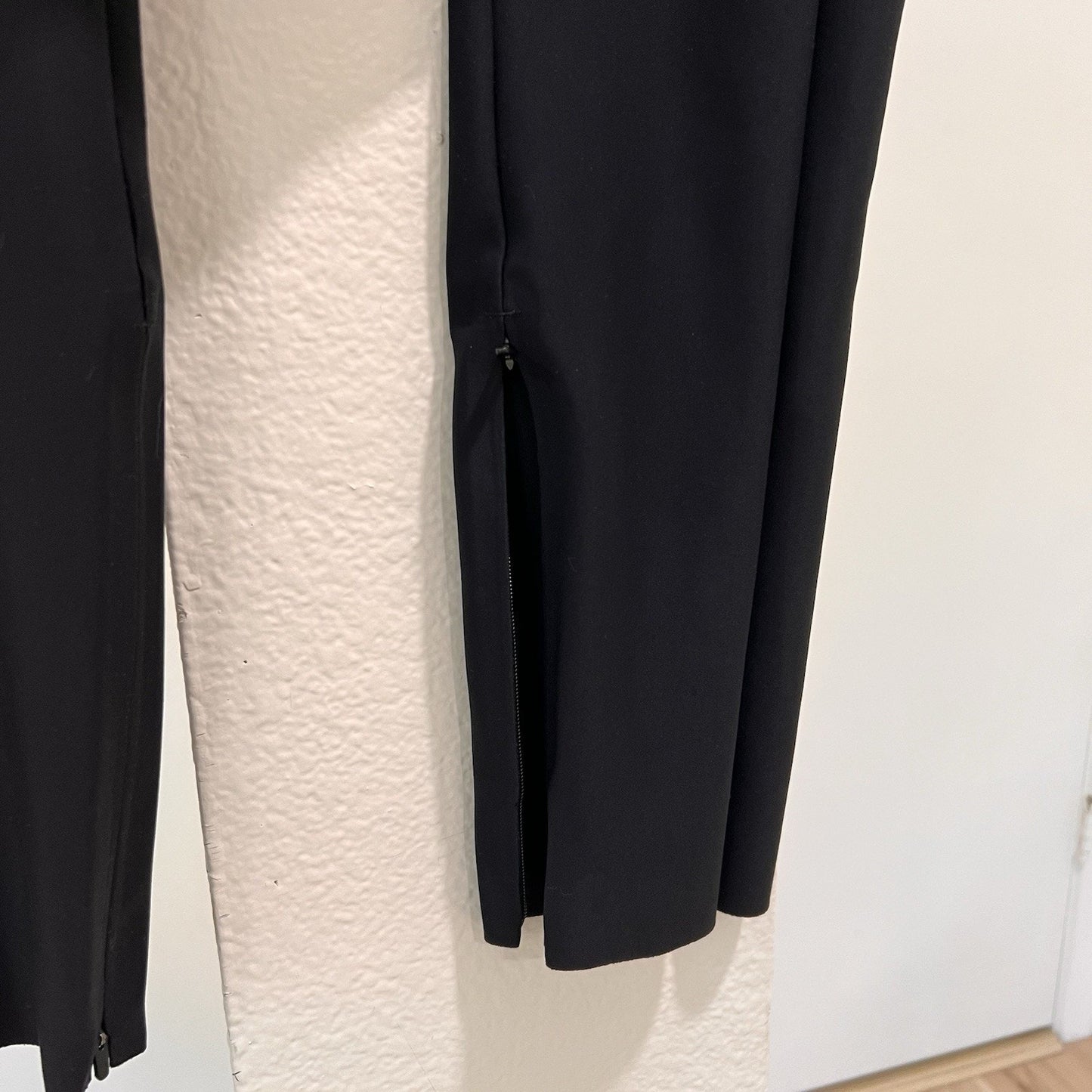 Athleta Stellar Trouser 26” Pants Mid Rise Slim Crop Ankle Black Work Stretch