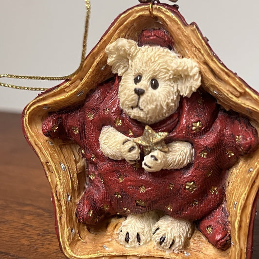 Boyds Bears Bearstone Twinkles Starbeary Longaberger 2002 Christmas Ornament TBC
