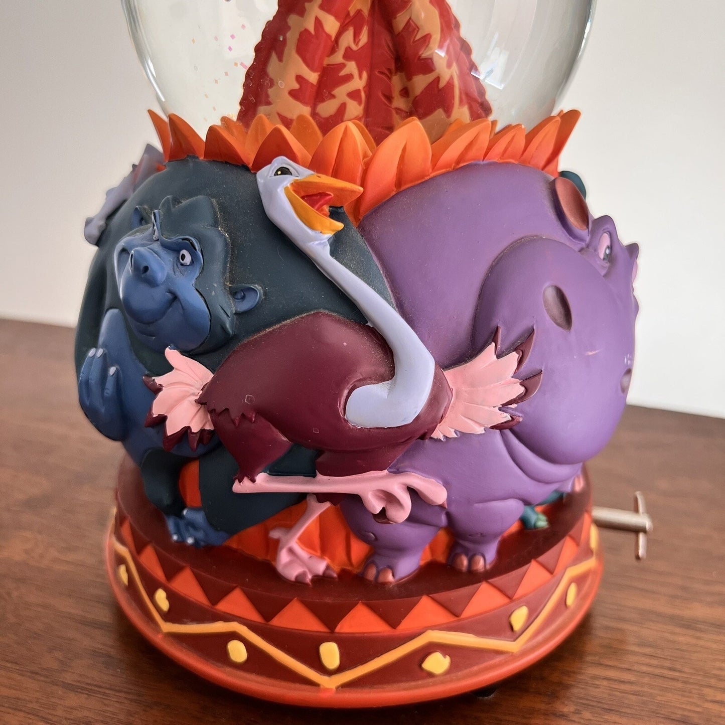 RARE 1994 Lion King "I Can’t Wait To Be King" Disney Musical Water Snow Globe
