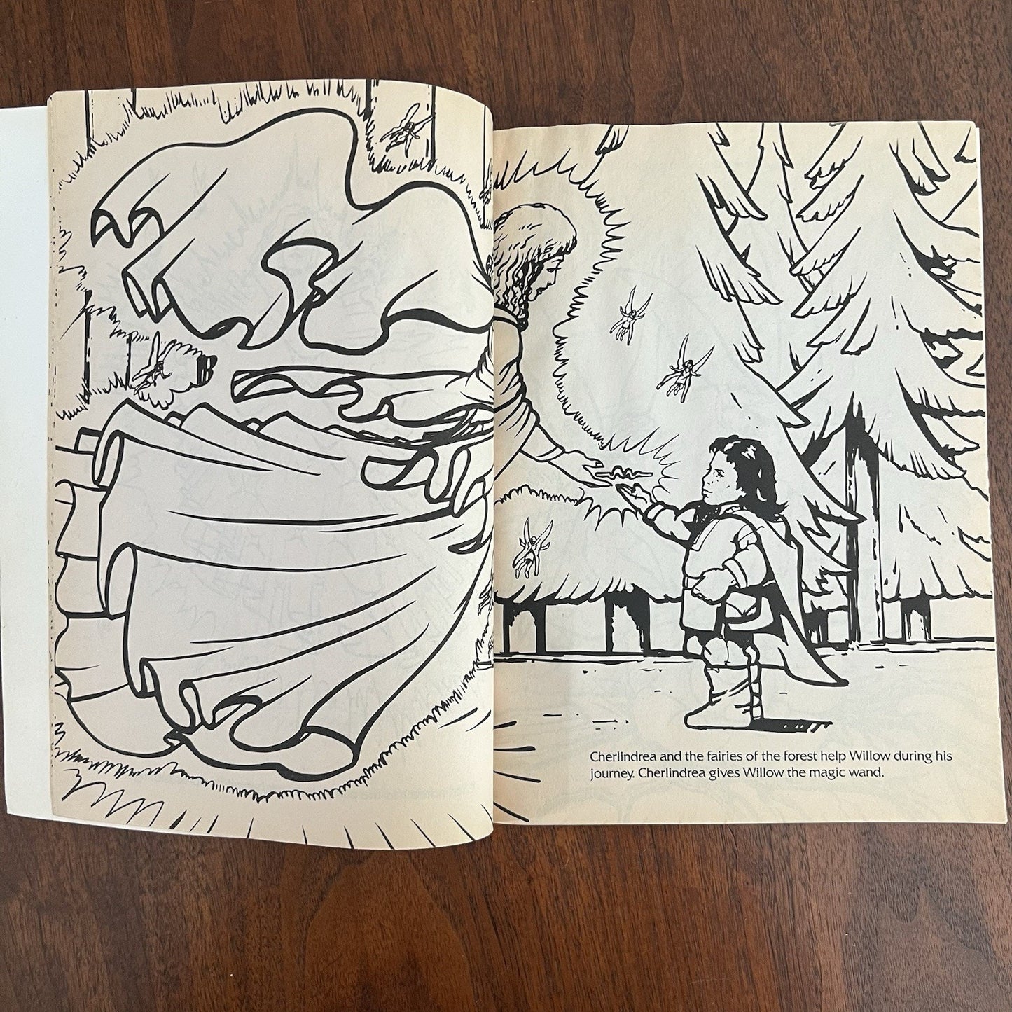 UNUSED Willow Movie Coloring Book “Magical Creatures” 1988 George Lucas