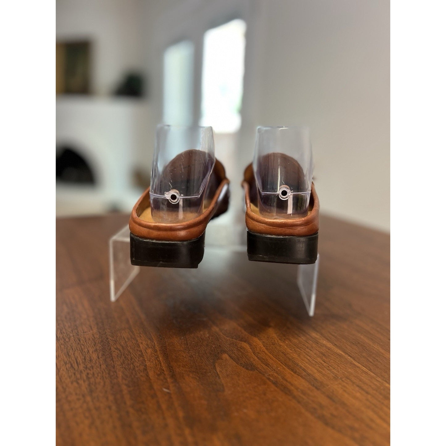 Cole Haan Country D10762 Brown Leather Moc Toe Slide Mules Men’s Size 8.5