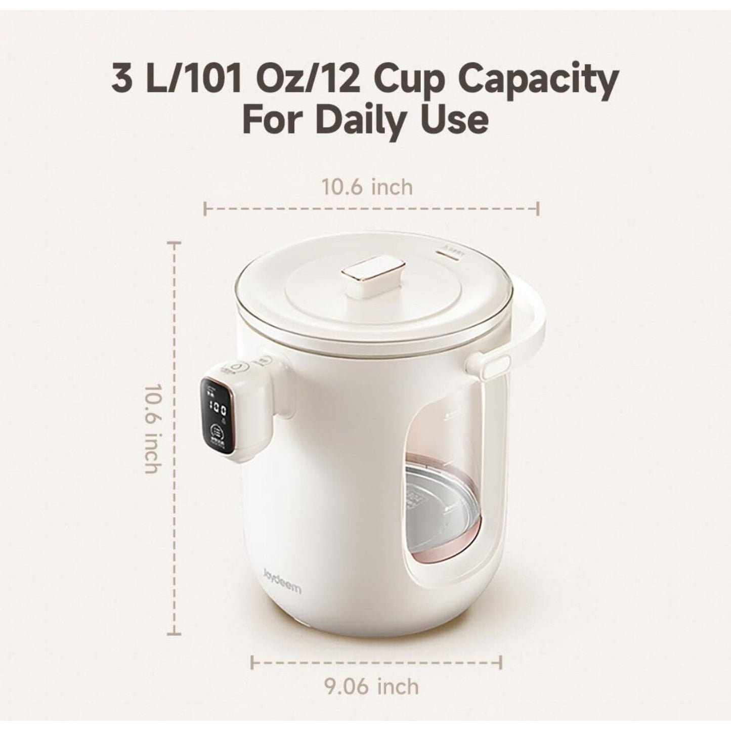 Joydeem Countertop 3L/12 Cup Hot Water Dispenser, Boiler & Warmer 1000w Open Box