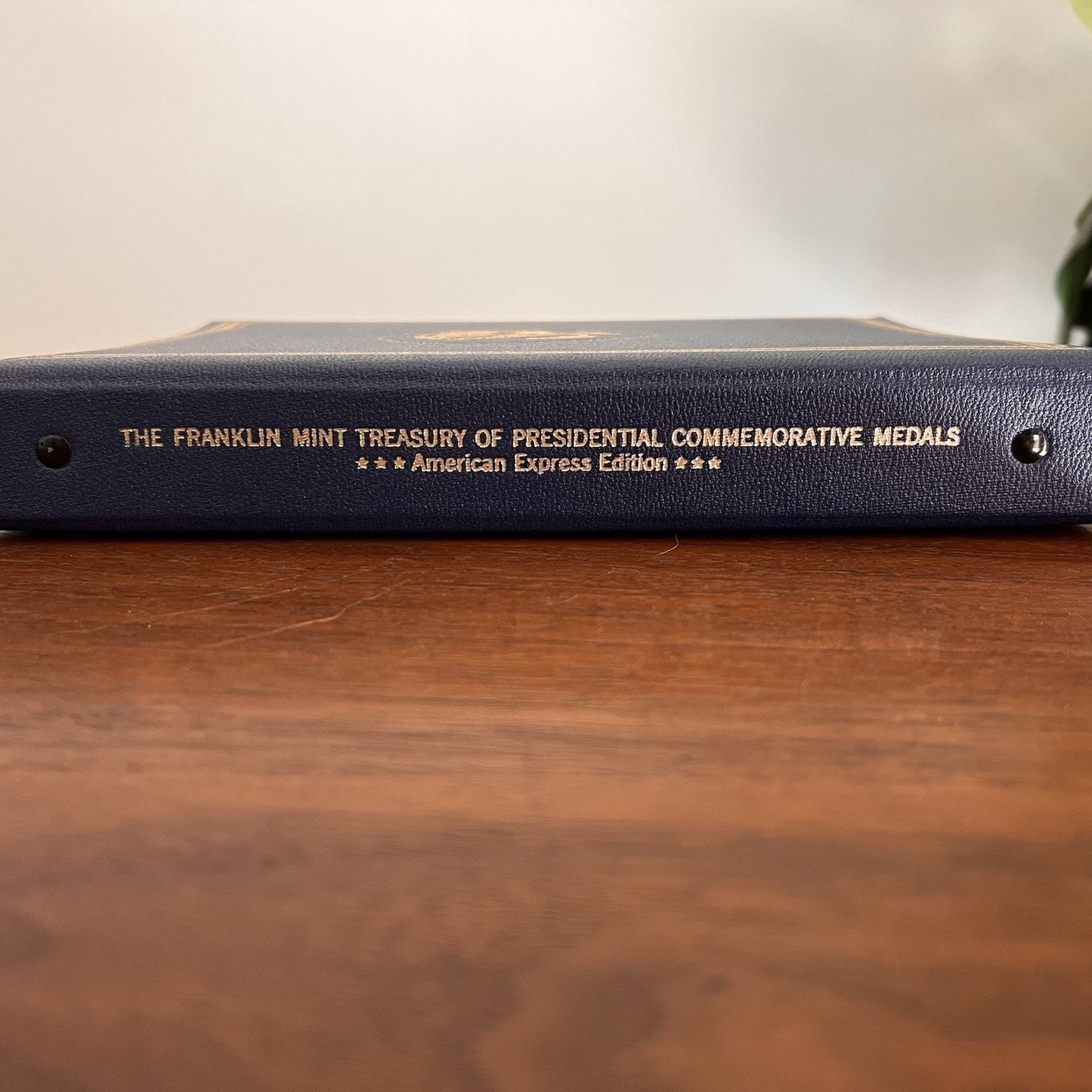 1970 Franklin Mint Presidential Commemorative Medals Album Book Empty AMEX