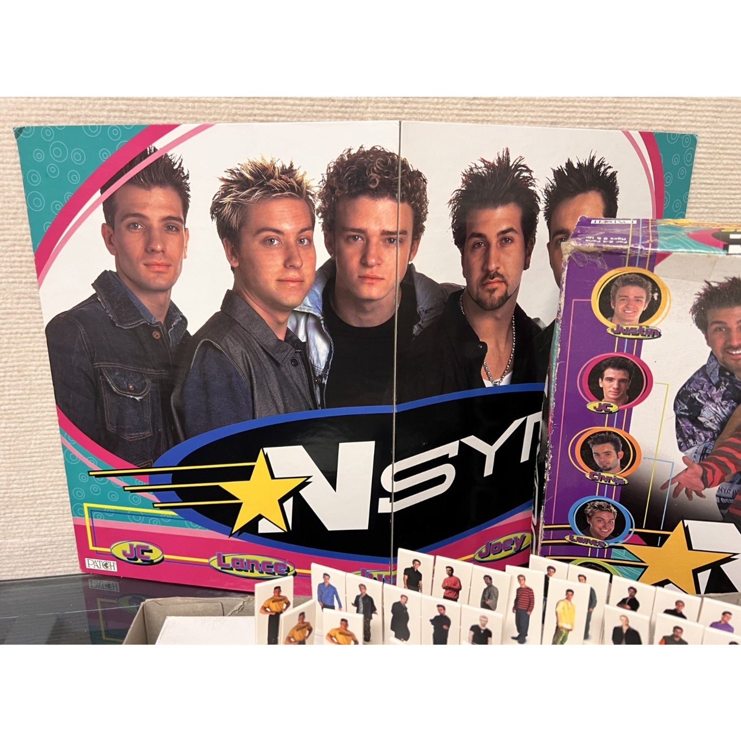 vintage 2000 NSYNC Backstage Pass board game by Patch Products Retro Design