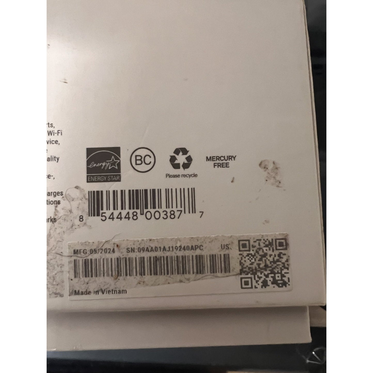 Google Nest 2nd Generation Learning Programmable Smart Thermostat - Not tested