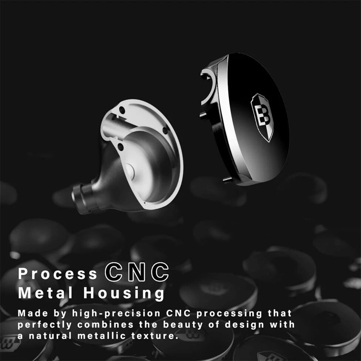 New BASN MTPro In-Ear Monitors 14.5mm Planar HiFi IEM Headphones MMCX Connection
