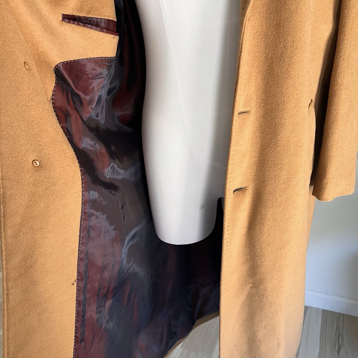 Riccardo Fazzi (38) Wool Cashmere Old Money Designer Topcoat Overcoat Trench
