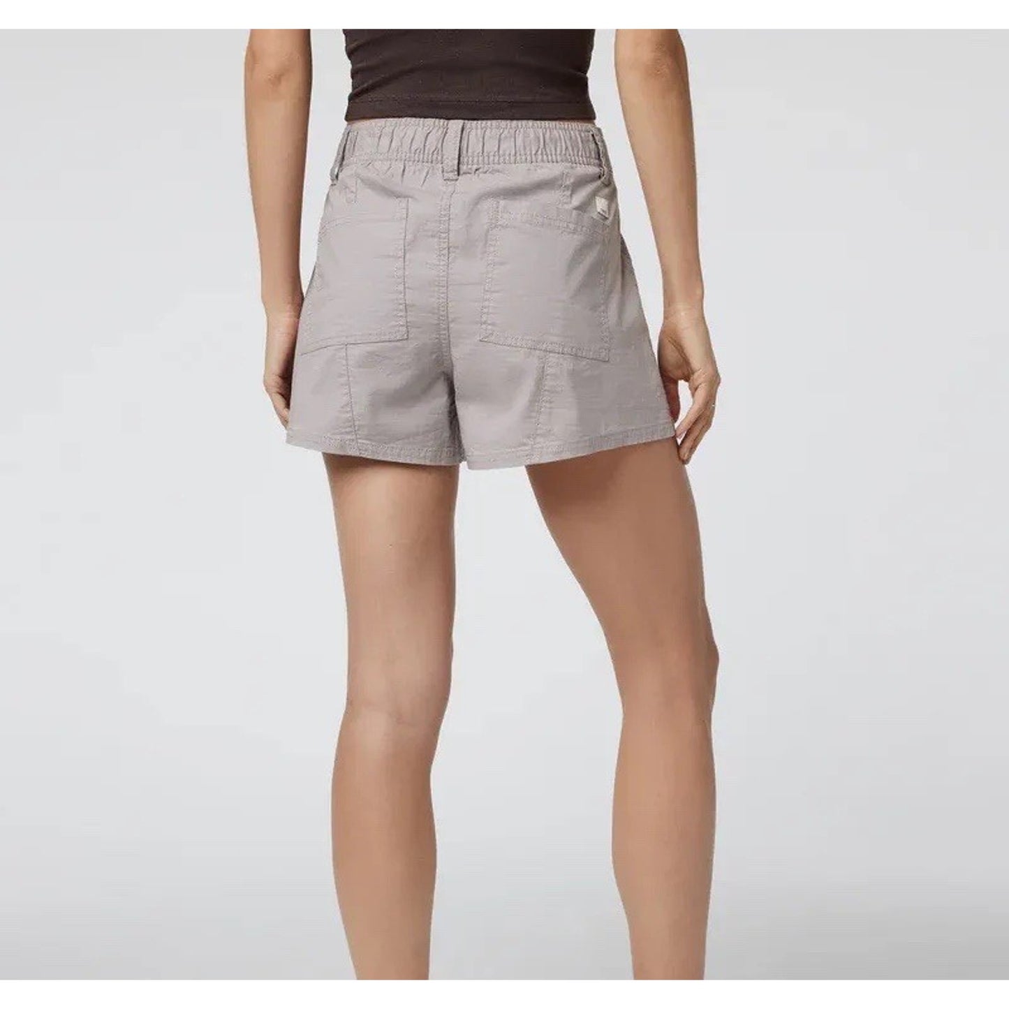 Vuori Vintage Ripstop Cargo Utility Shorts 32” Large 3” High Rise Elastic Waist