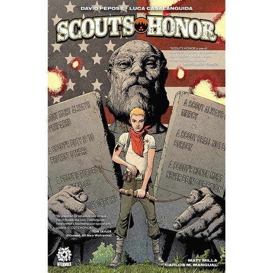 New “Scouts Honor” Graphic Novel Aftershock Comics 2021 Post-Apocalyptic Unique