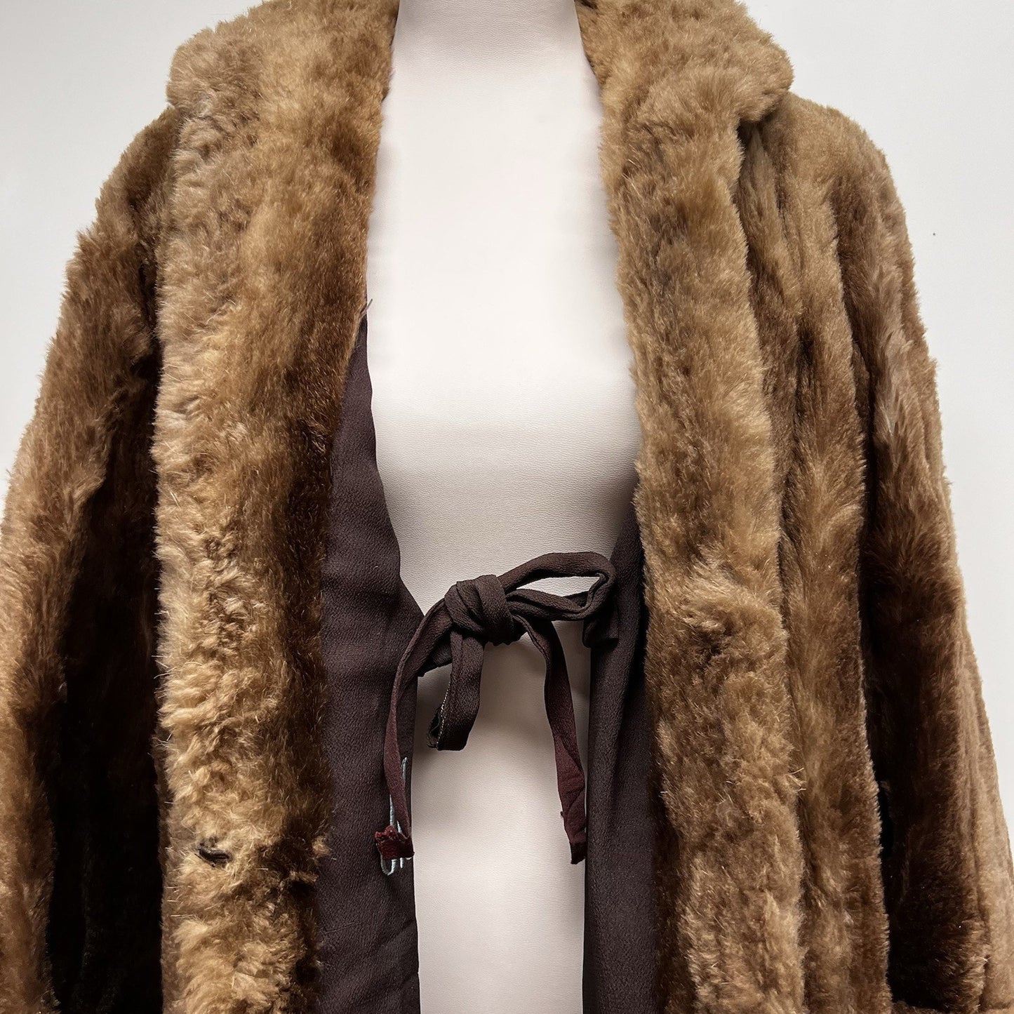 50s Gittelmans Sons Beaver Fur Coat Mob Wife Old Money Luxe Mobster Glam Brown