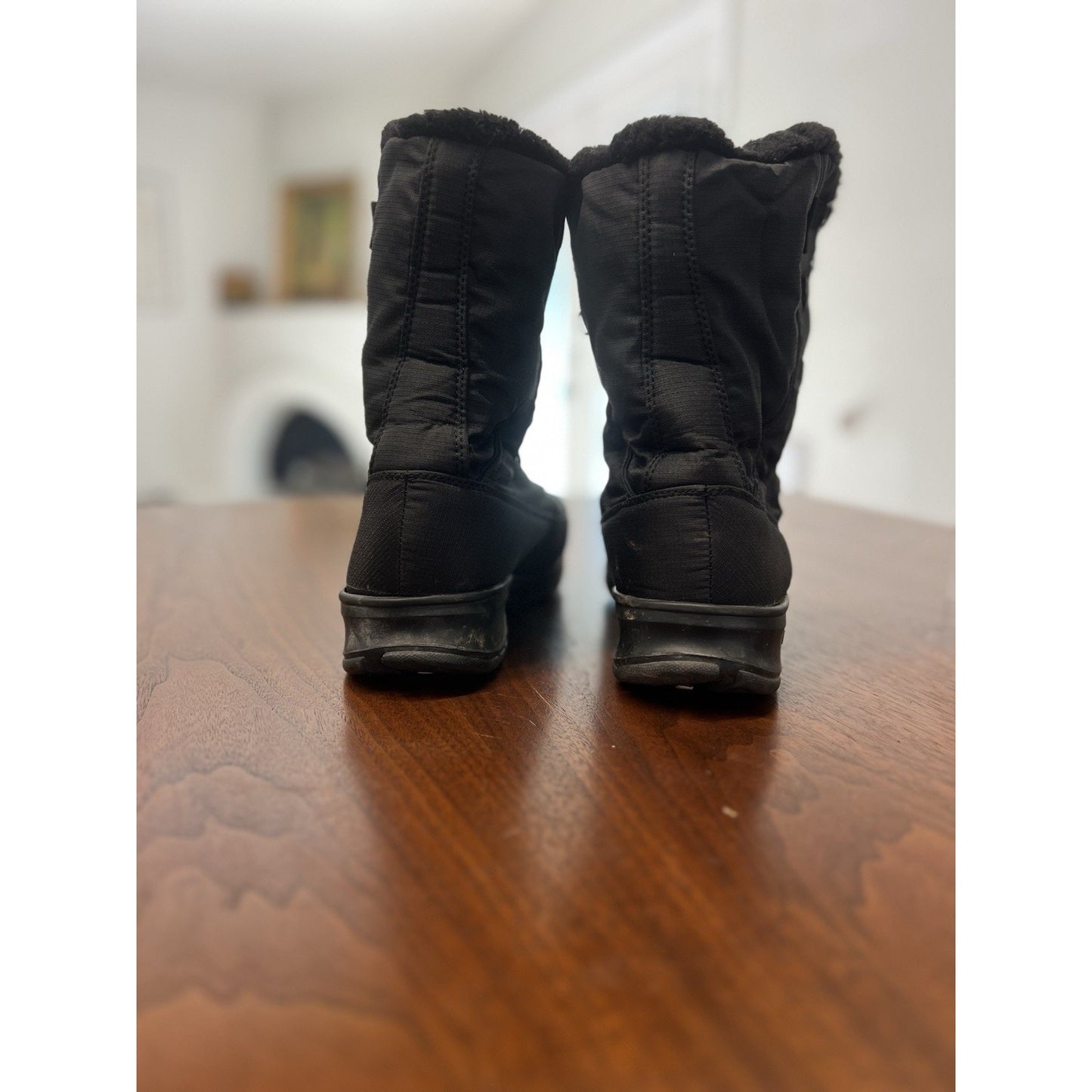Kamik Brooklyn Women's Size 8 Black Waterproof Winter Snow Boots Fur Lined