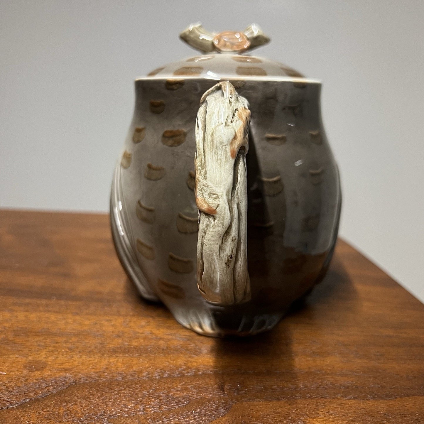 FITZ & FLOYD Owl Tea Pot *imperfect*