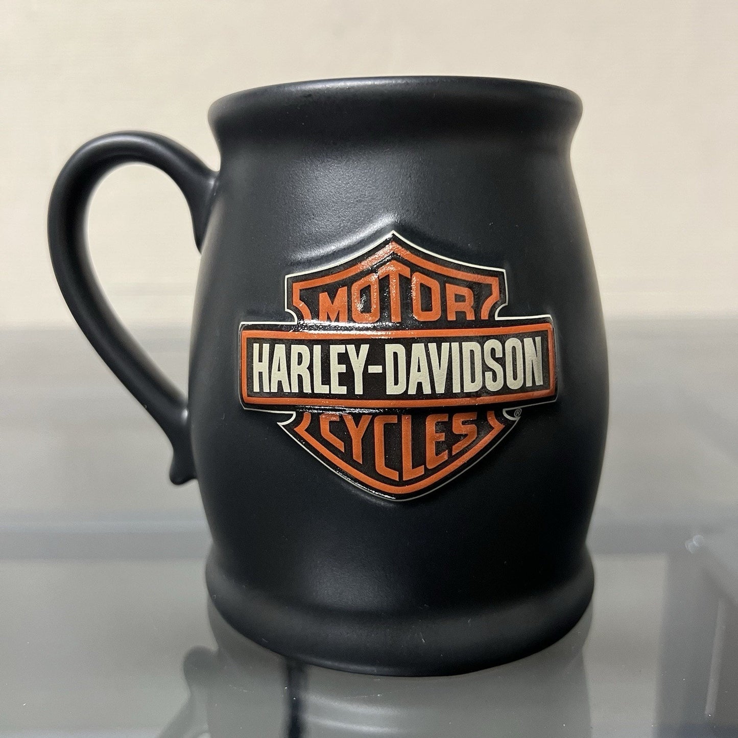 Harley Davidson Coffee Mug “Good For Your Soul" 3D Hog Logo 2007 Collectible