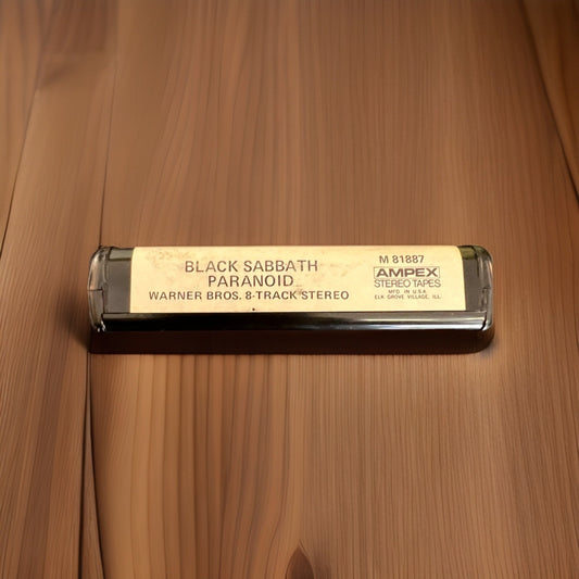 Vintage Black Sabbath "Paranoid" 8 Track | Ozzy Osbourne Tape Cartridge