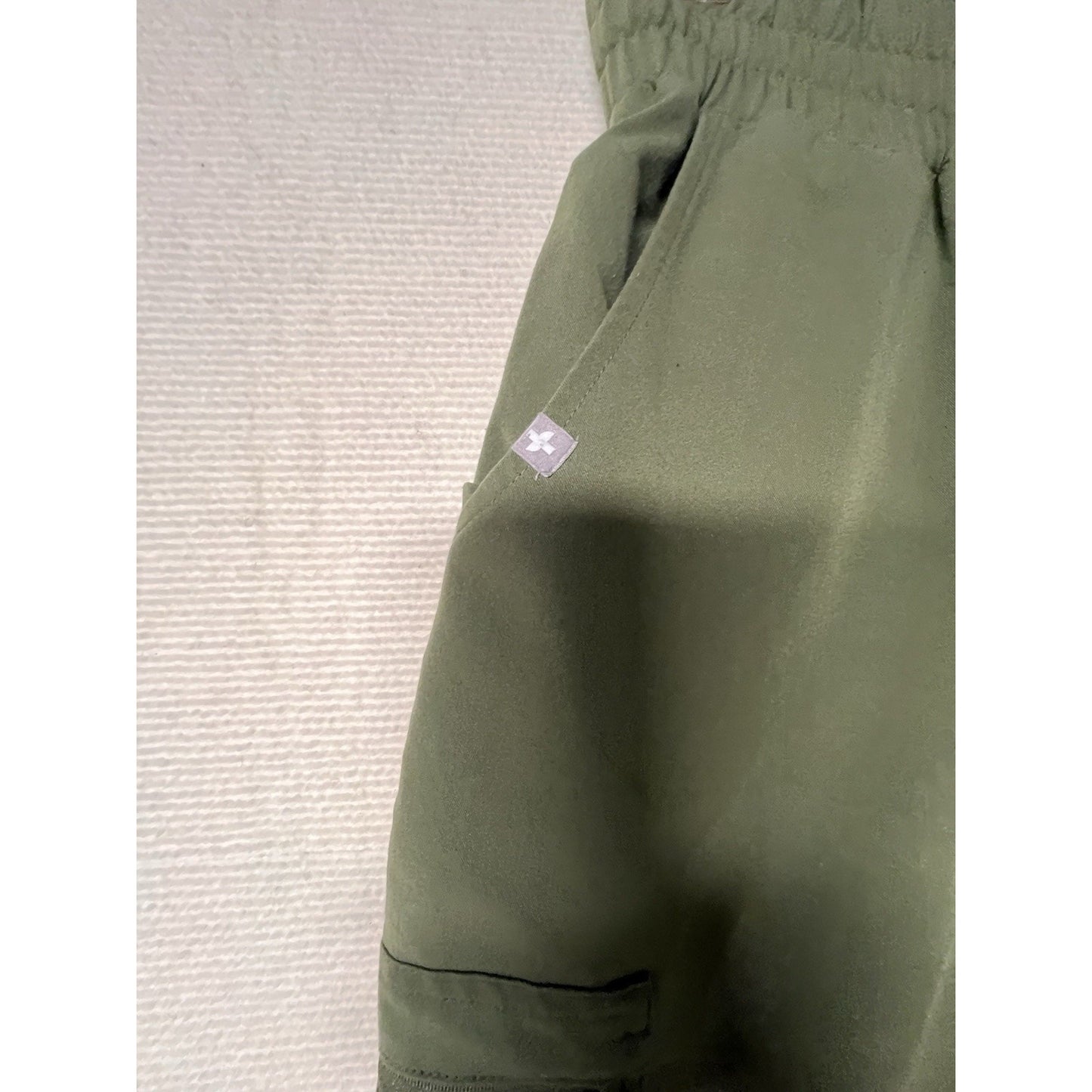 FIGS Zamora Women's Olive Green Scrub Jogger Pants Size S Technical Collection