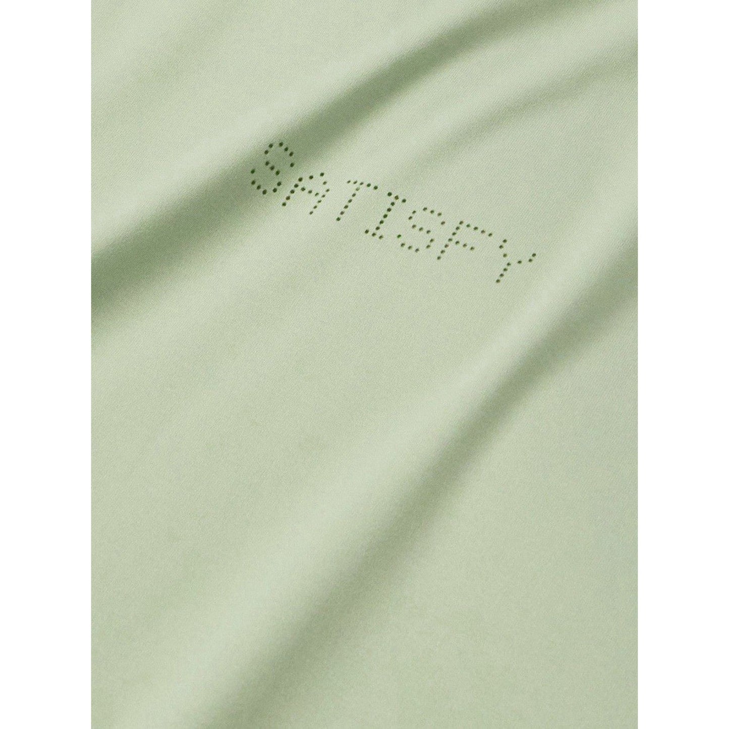 Satisfy Air Logo-Perforated Auralite Tank 38” Sleeveless Muscle Tee Running