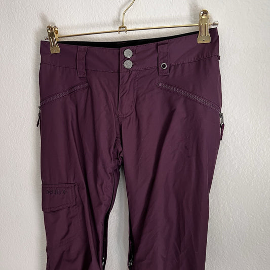 $235 Burton Dryride Da Nang XXS Snowboard Cargo Ski Pants Women Purple 2XS