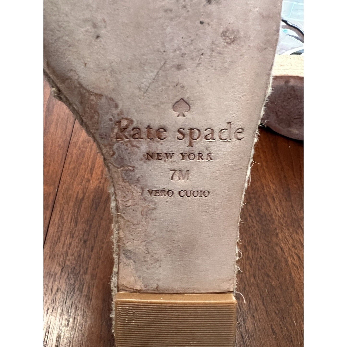 Kate Spade New York Darya Espadrille Wedge Sandals Women’s Size 7M