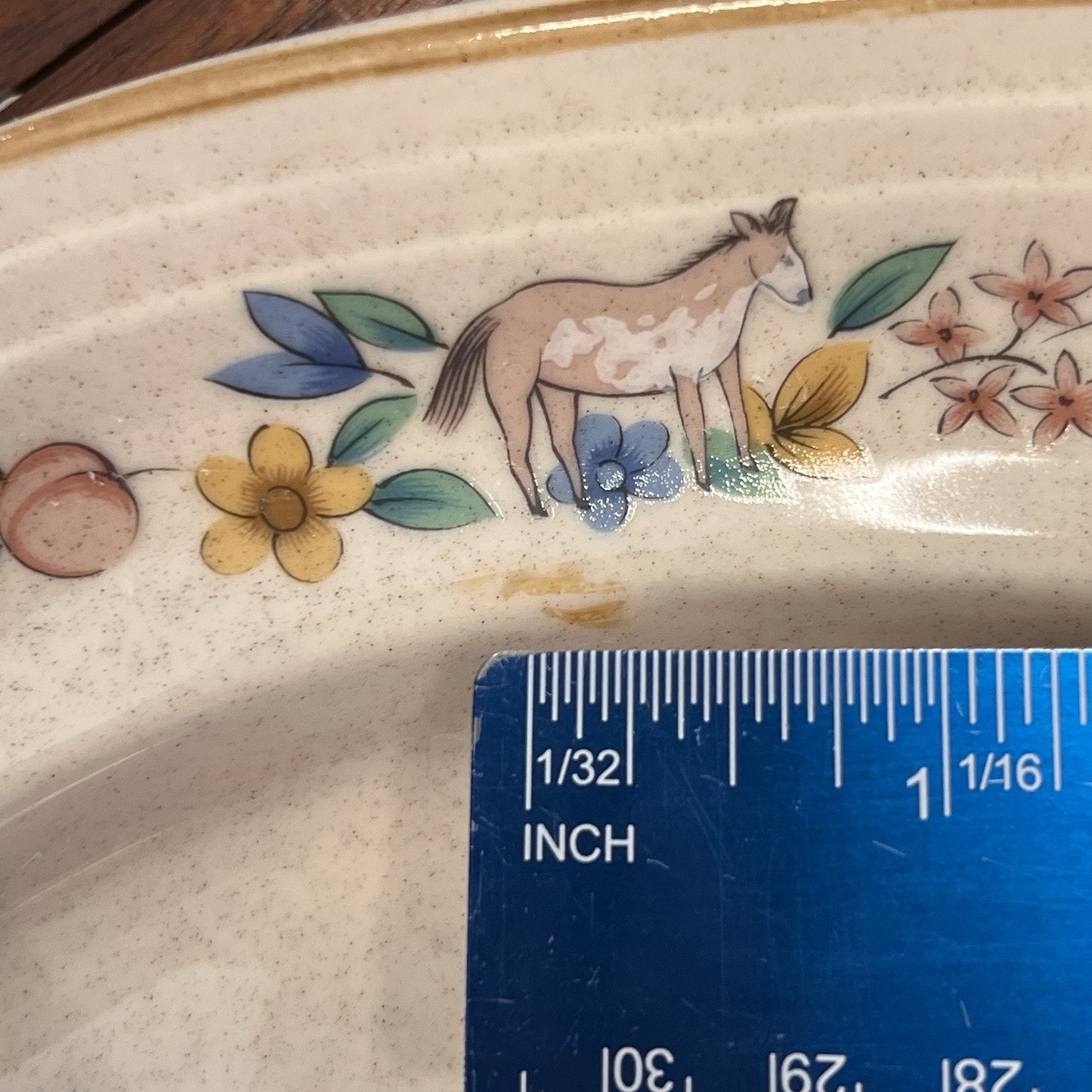 Chop Plate 12" Heartland 7774 International Tableworks China Company 1994 Farm