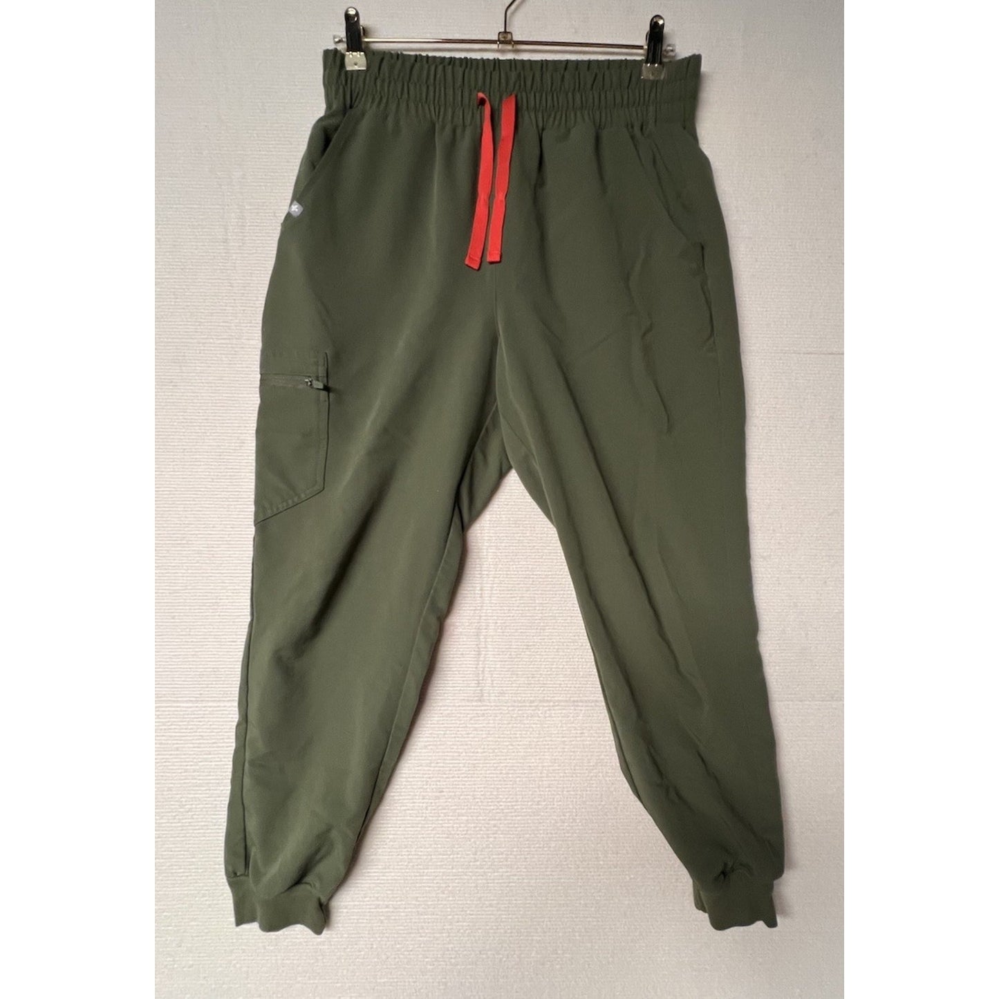 FIGS Zamora Women's Olive Green Scrub Jogger Pants Size S Technical Collection