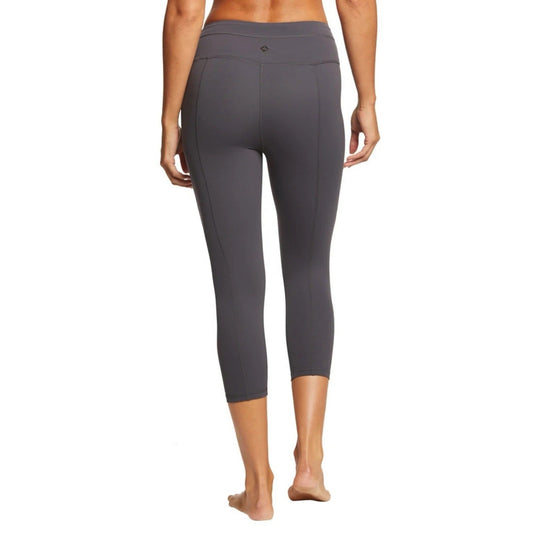 NWT prAna XS Momento Capri‎ Charcoal Grey 7/8 Leggings Coolmax