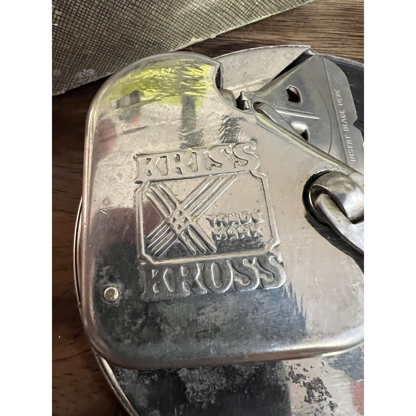 1920’s Antique Kriss Kross Stripper and Razor Kit Working and In Original