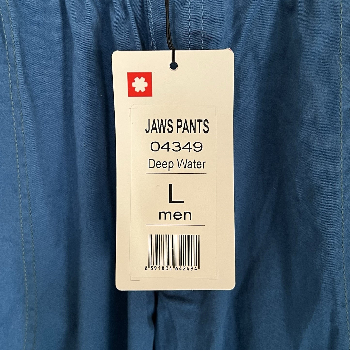 NWT Ocun Jaws Men’s Rock Climbing Pants Large Deep Water Blue Bouldering Outdoor