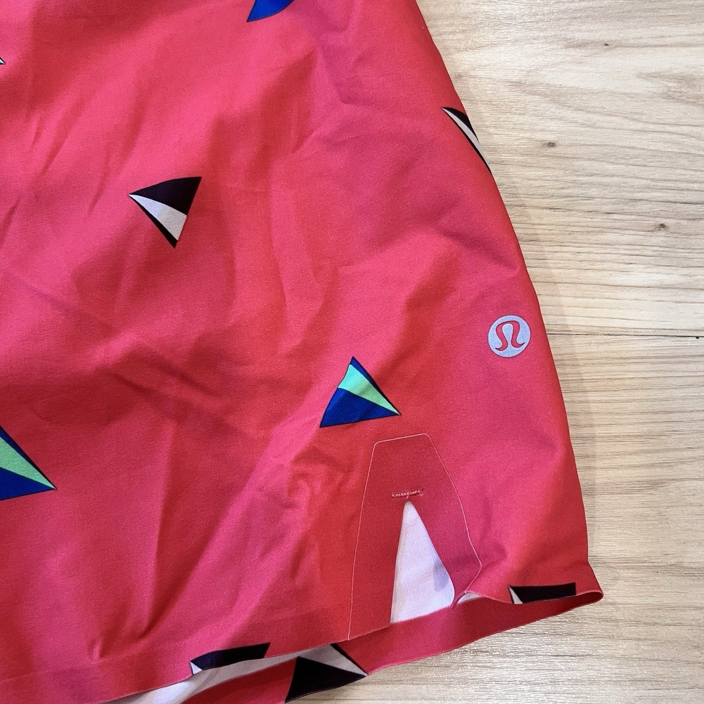 Lululemon Men 38 XXL Current State Board Shorts Swim Trunks Adjustable Pink Red