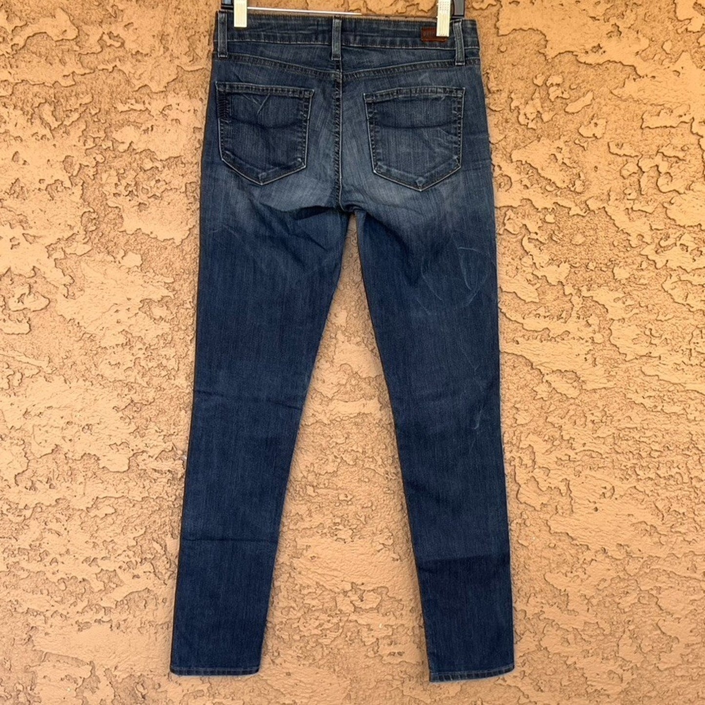 Paige "Jenna" Skyline Skinny Jeans Size 27 Dark Wash Denim Stretch Ankle