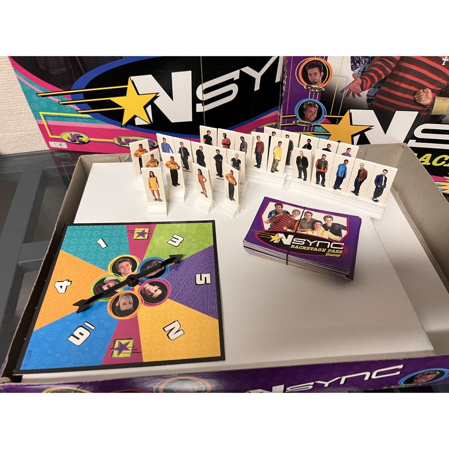 vintage 2000 NSYNC Backstage Pass board game by Patch Products Retro Design