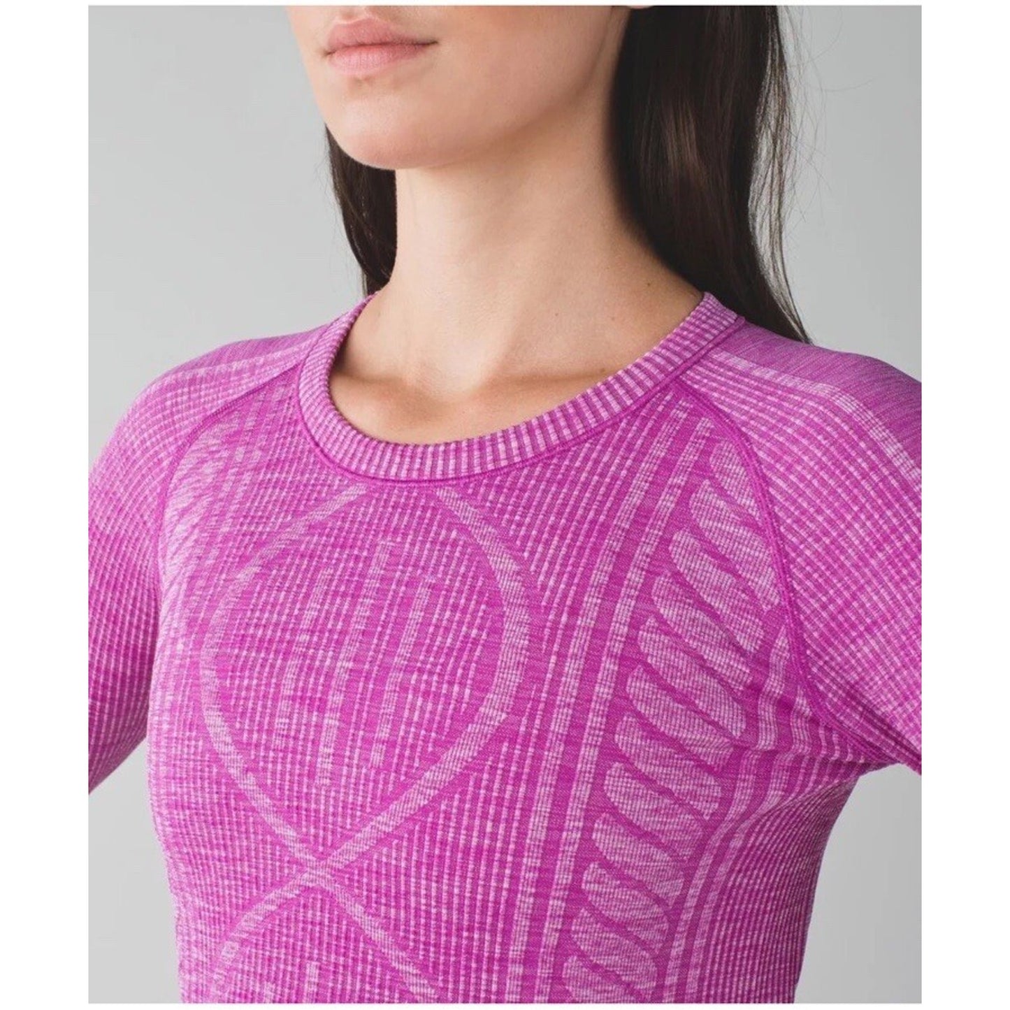 Sz 6/S Lululemon Rest Less Long Sleeve Pullover Shirt Running Yoga Thumbholes