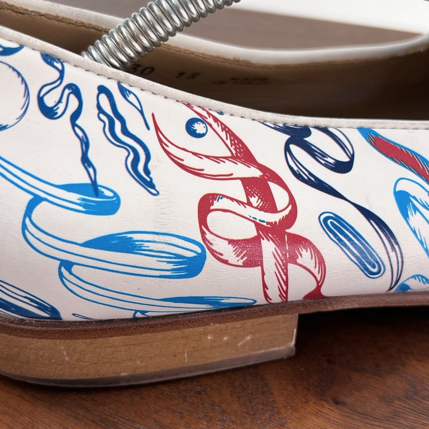RARE Del Toro X Pepsi Sz 13 Loafer Limited Edition Italian Leather Pop Art