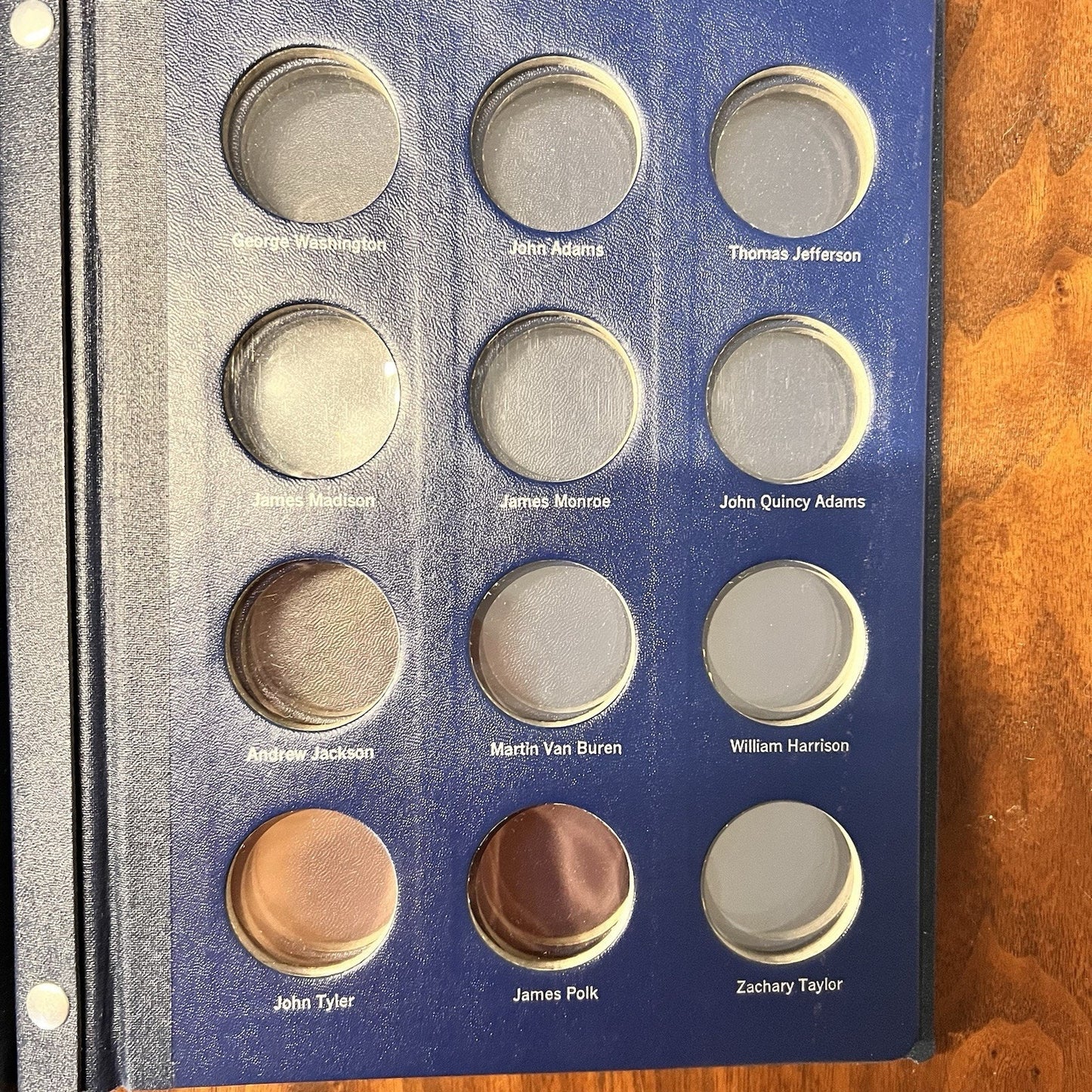 1970 Franklin Mint Presidential Commemorative Medals Album Book Empty AMEX