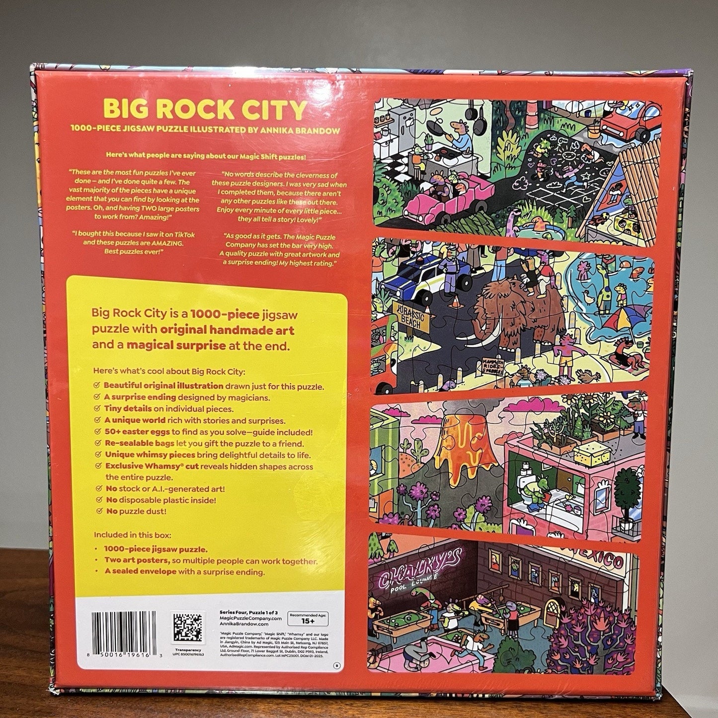 NEW Magic Puzzle Company “Big Rock City” 1000 Piece Jigsaw TikTok 28x21”