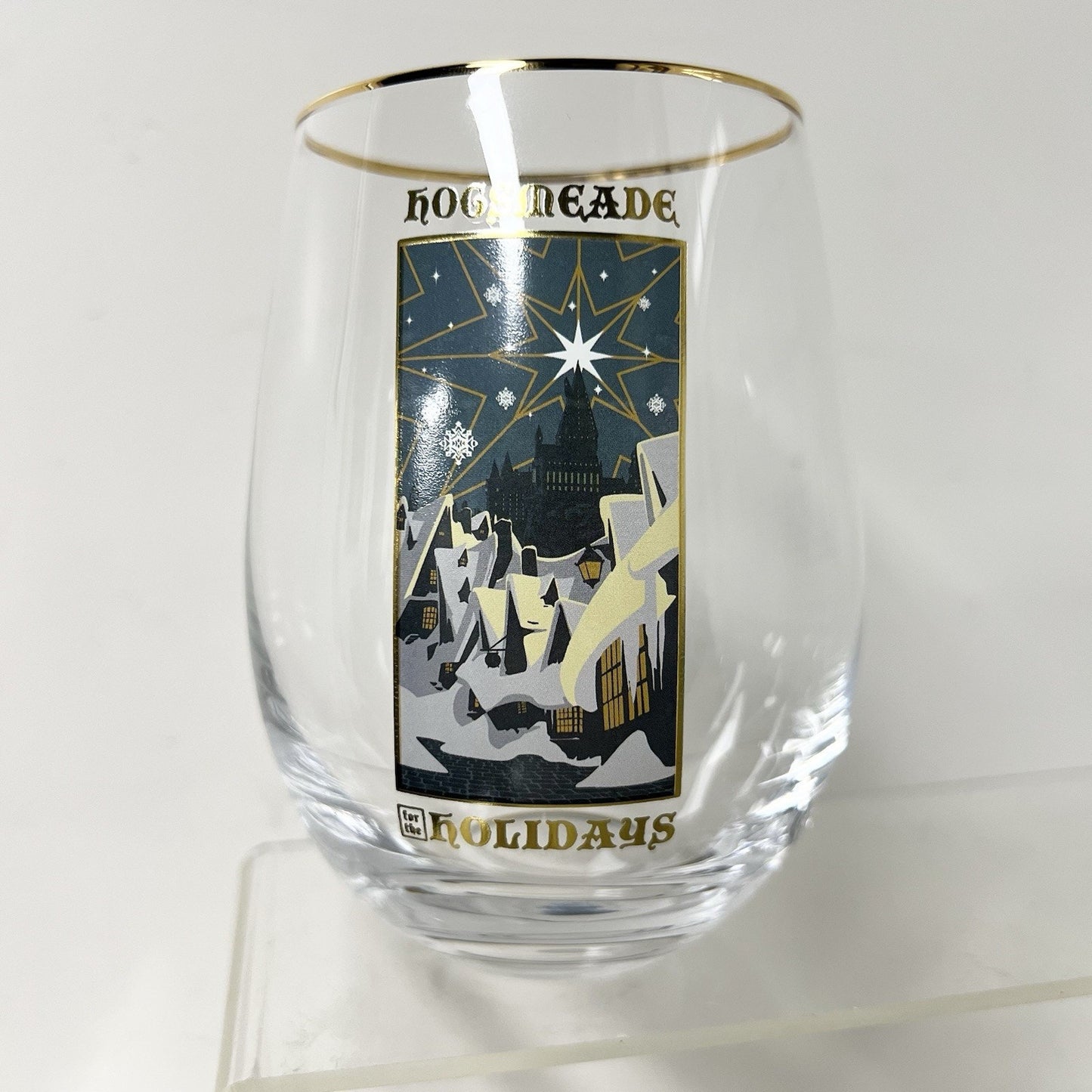 *SOLD OUT JoyJolt Harry Potter Hogwarts For The Holidays Stemless Wine Glass Set