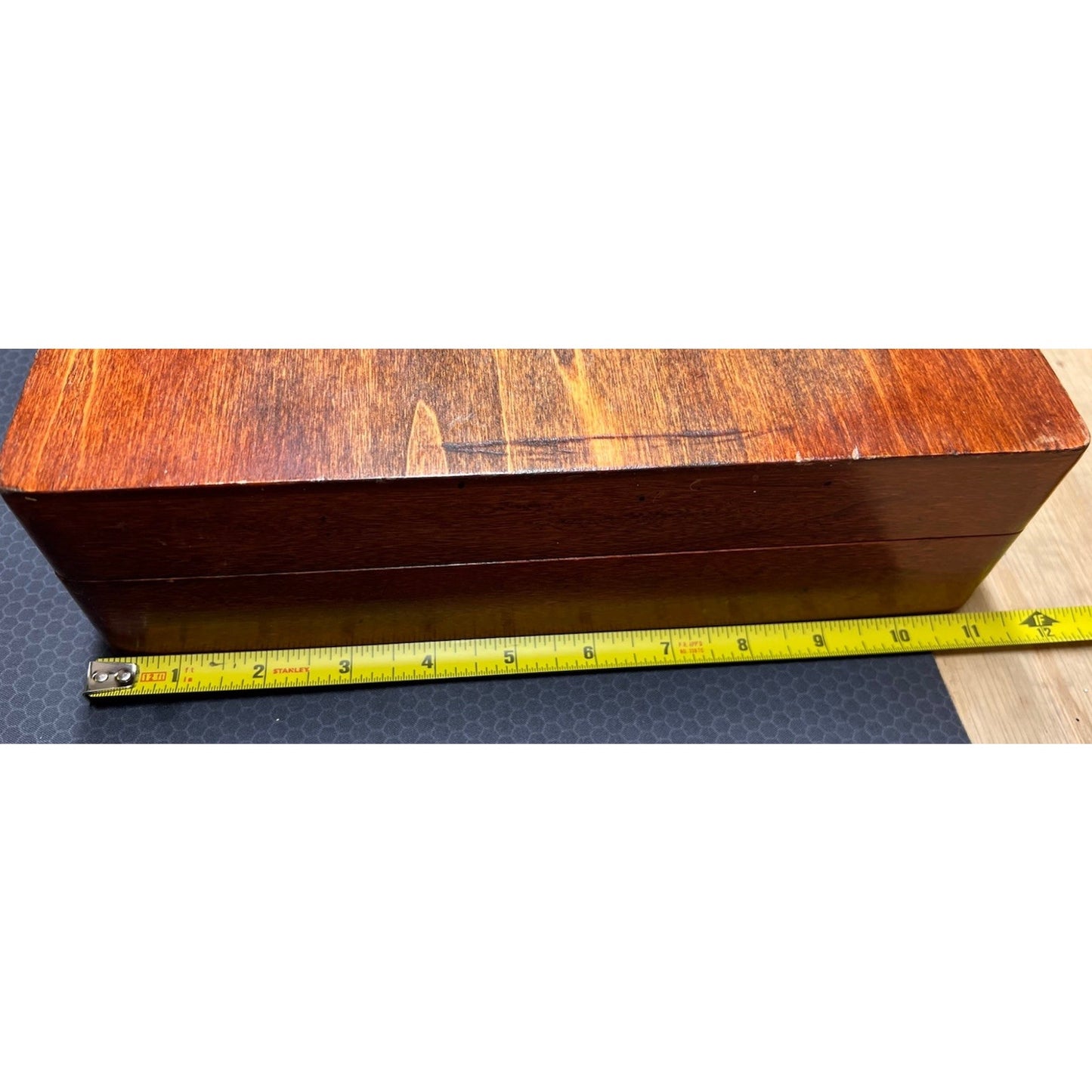Vintage MCM Nakens Tarnish Resistant Silverware Chest 15.5”l x 11”d x 3.25”t
