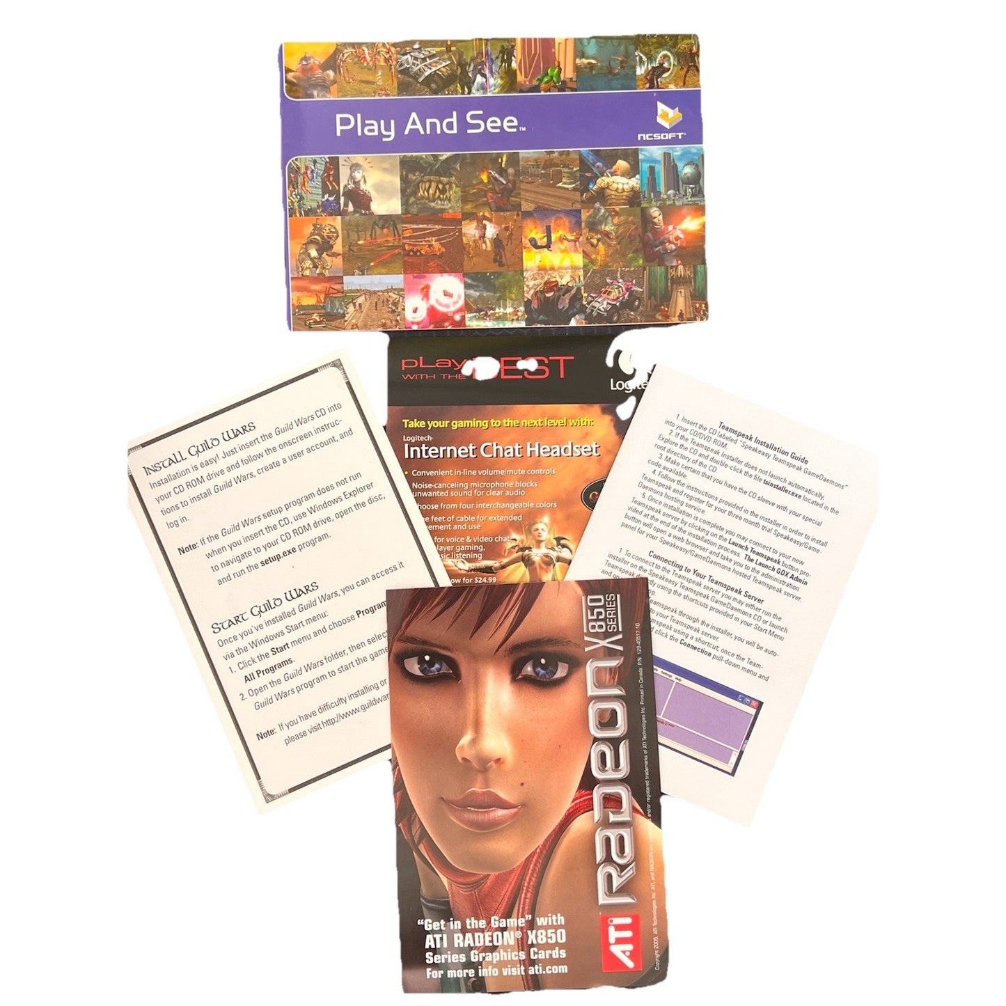 Guild Wars Base Game Collector’s Edition PC , Missing Headset & Art Book