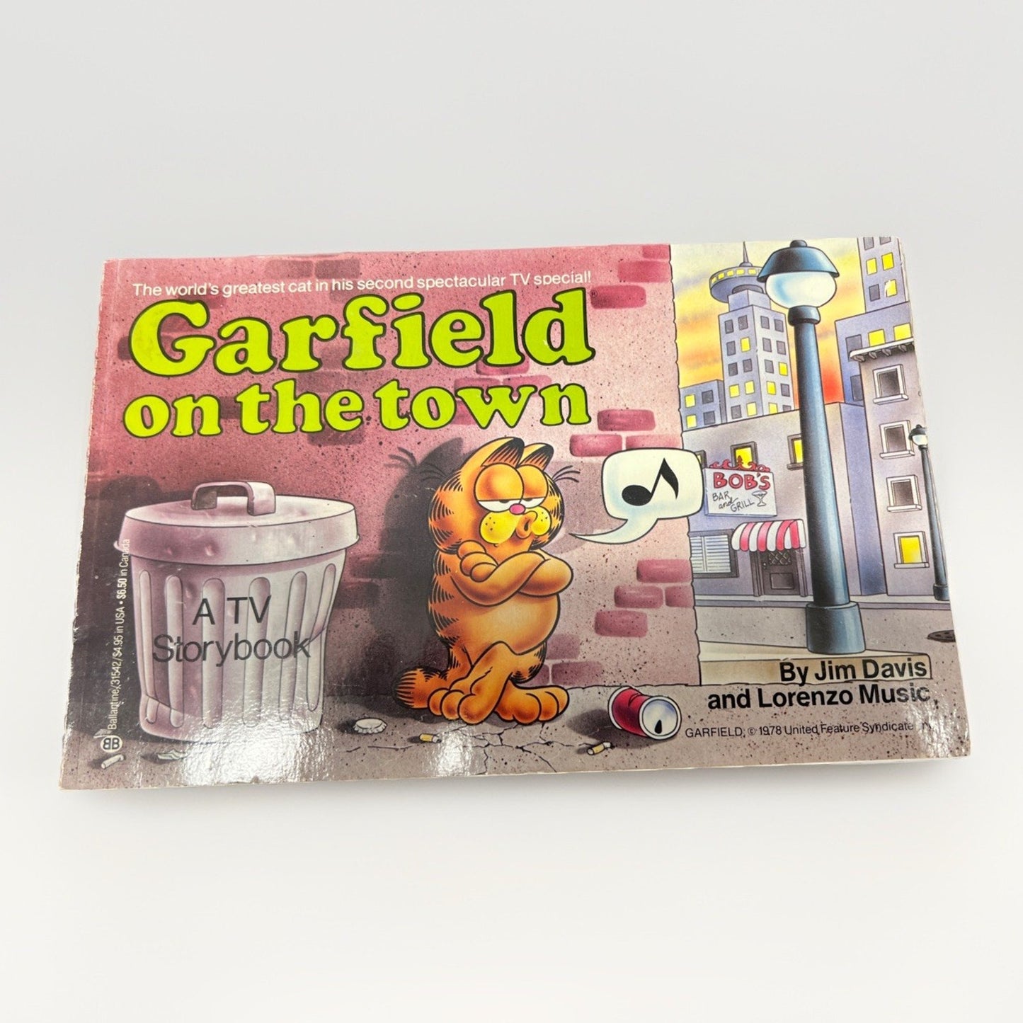 Vintage Lot Of 4 Garfield Books Ranging From 1983 To 1986 By Jim Davis