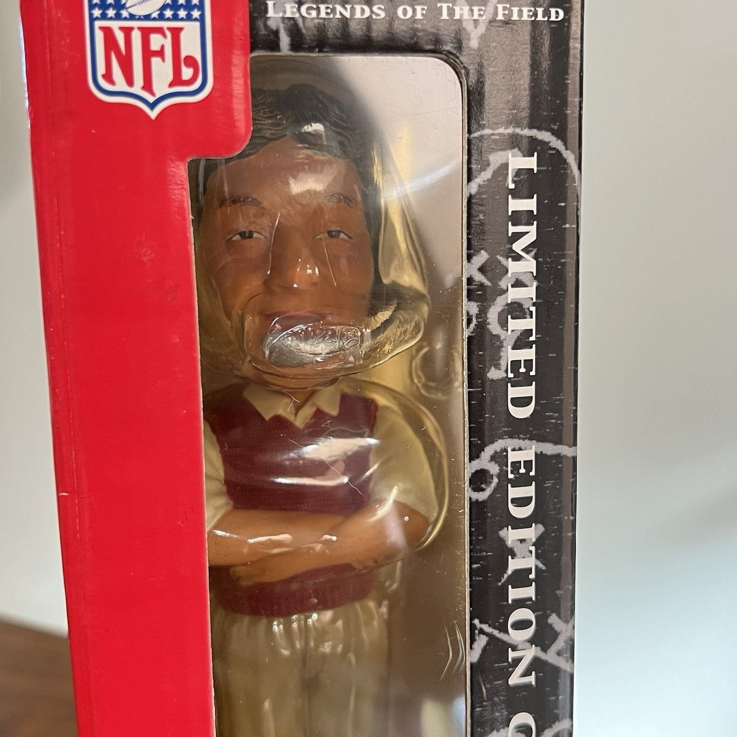 Signed Coach McGinnis Legends Of The Field Cardinals Ltd Edition Bobblehead