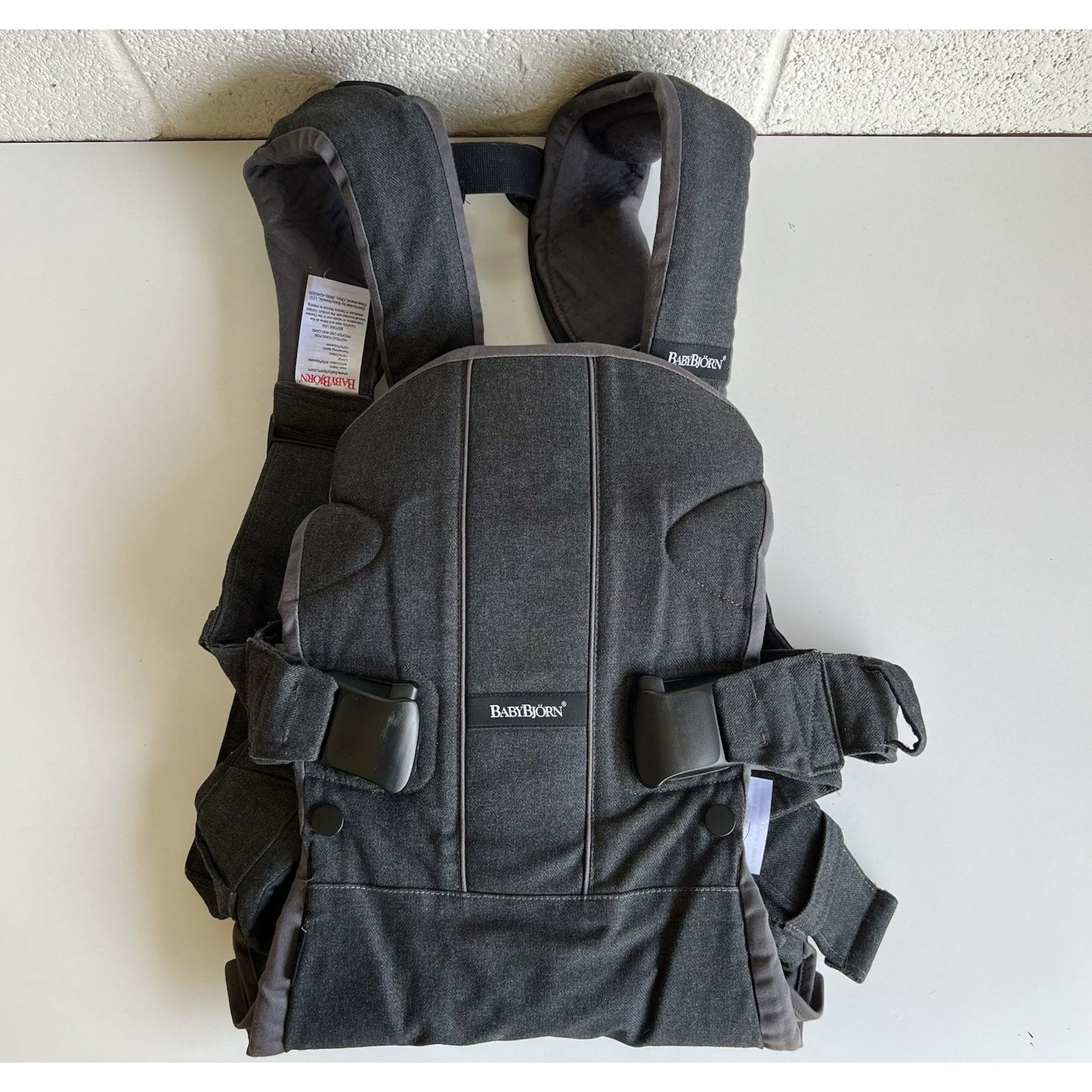 Babybjorn Baby Carrier One Infant To 3, 33 Lbs Denim Dark Grey Cotton Unisex