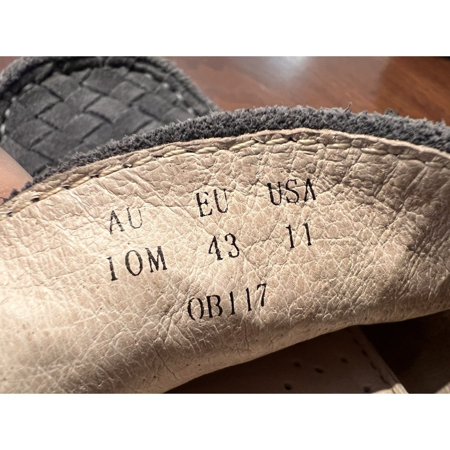 Ugg Ozwear Connection Slip-on Gray Suede Moccasin Slippers Men’s Size 11