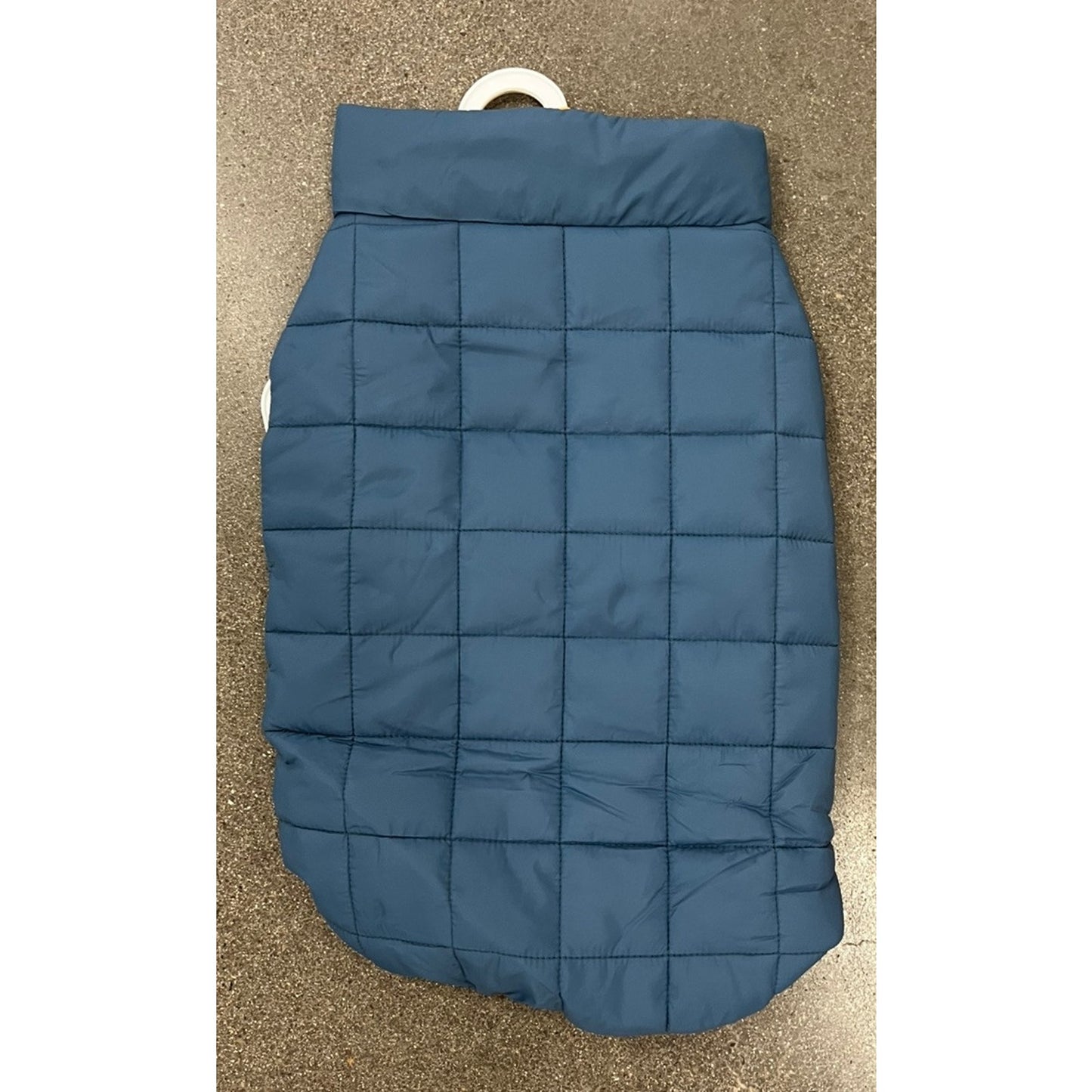 Top Paw Dogs Blue Puffer Jacket For Cold Weather Size Medium