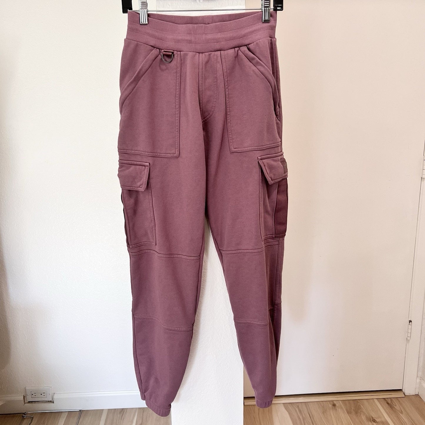 ALO YOGA Highline Cargo Pants (S) Jogger Sweatpants Sweats Terry Gym Unisex