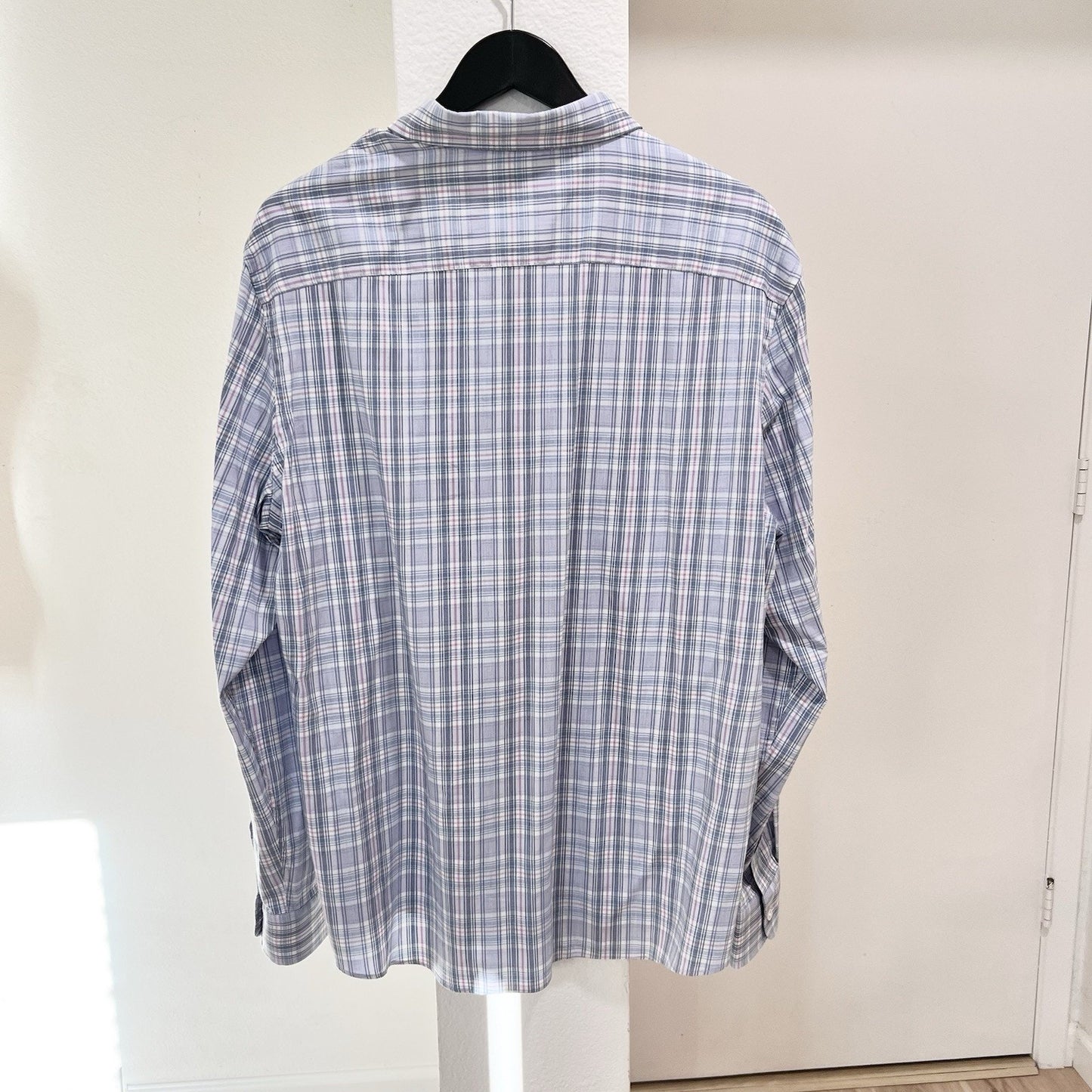 Faherty Reserve Movement Shirt XL Coastal Gingham Plaid Long Sleeve Button Up