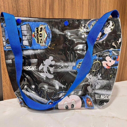 RARE Mickey Mouse 2004 Daytona 500 NASCAR Tote Bag Collectible Souvenir Disney