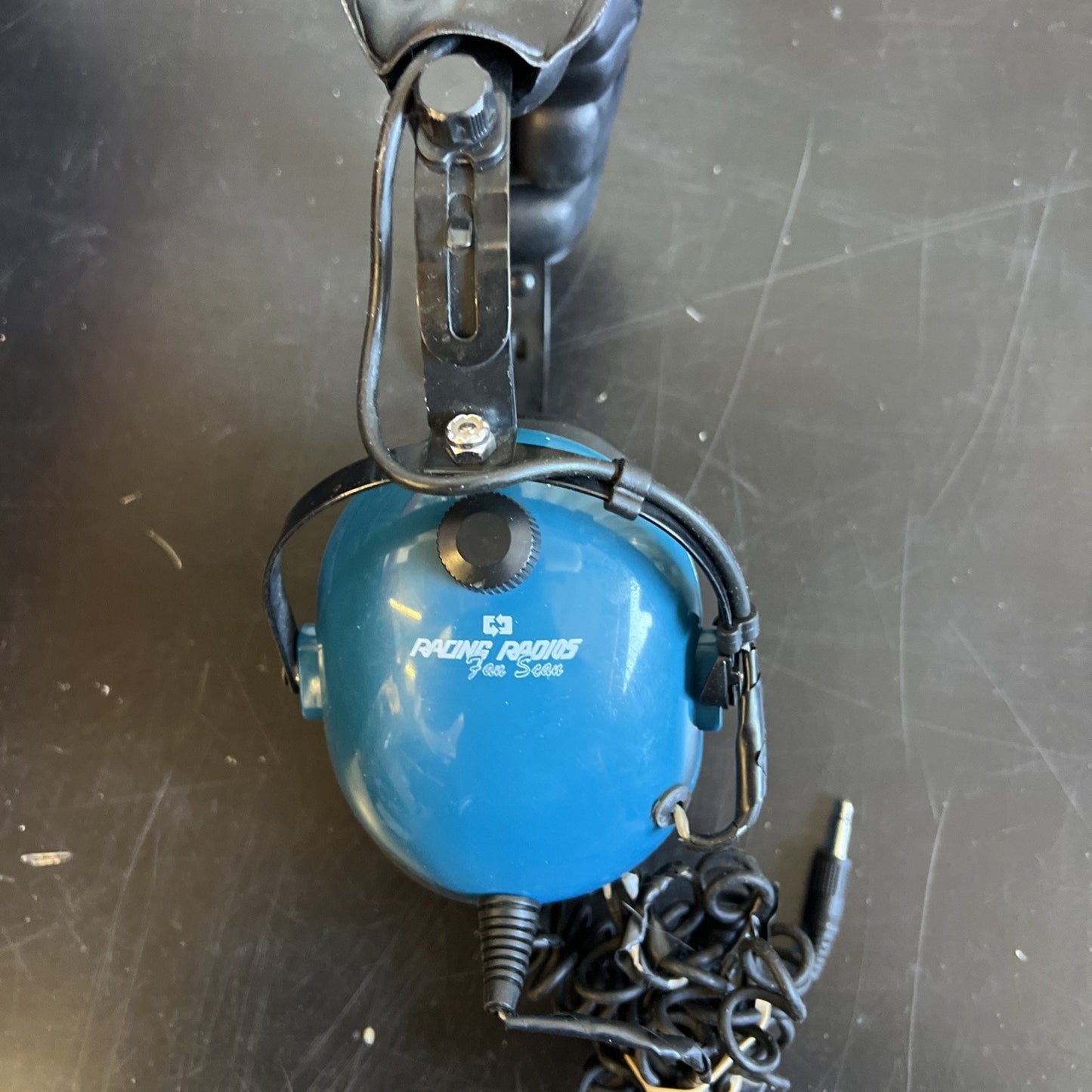 Racing Radios For Sean headphones designed for NASCAR racing. Working