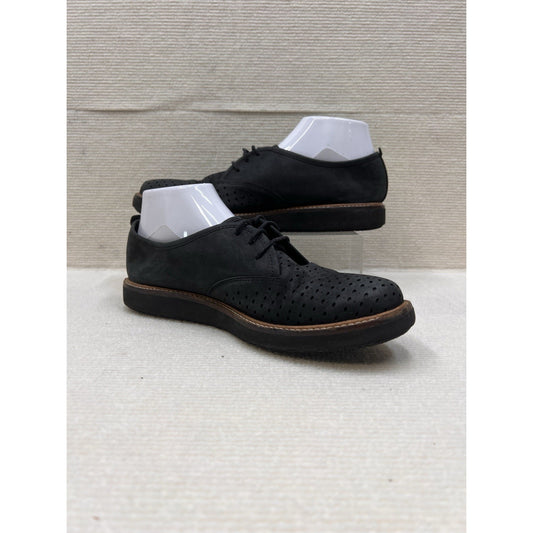 Clarks Artisan Glick Resseta Women's Oxfords Black Nubuck Leather Size 9.5M