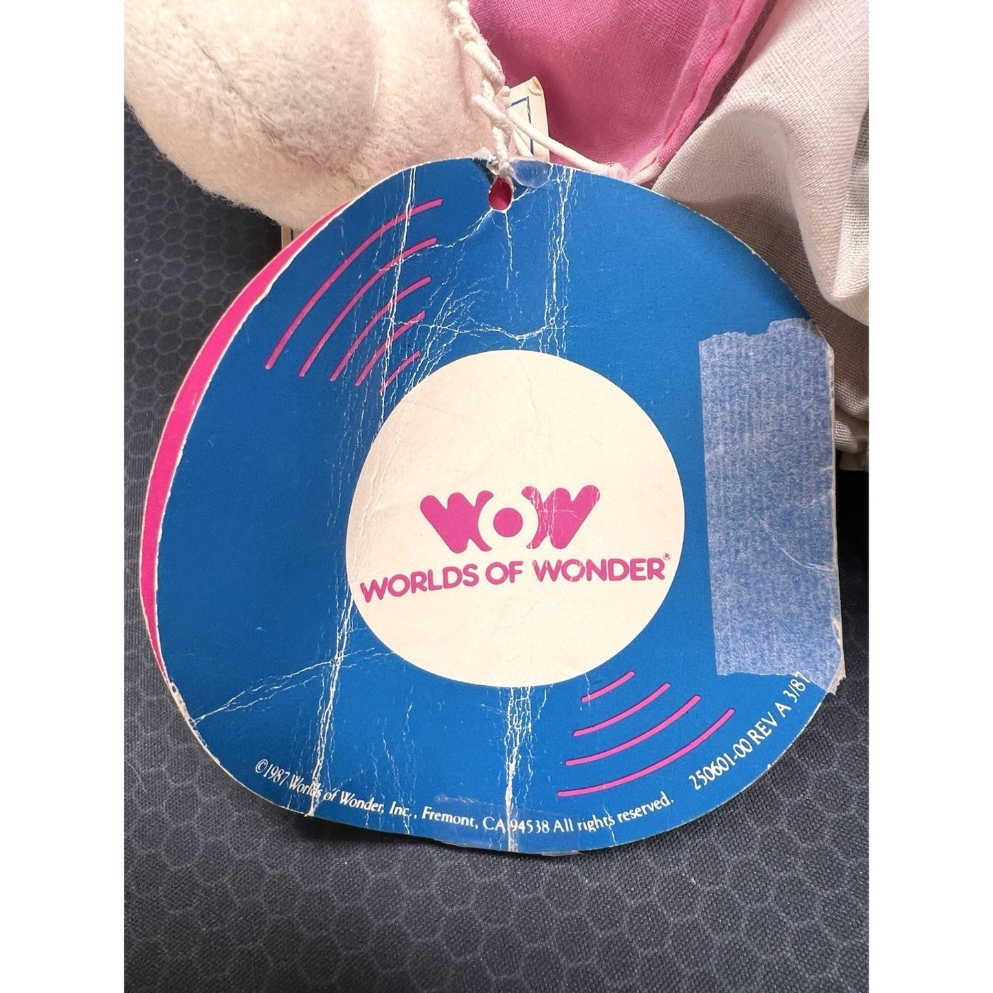 Vintage 1987 Disney Minnie Mouse plush toy the "Little Boppers" Worlds Of Wonder
