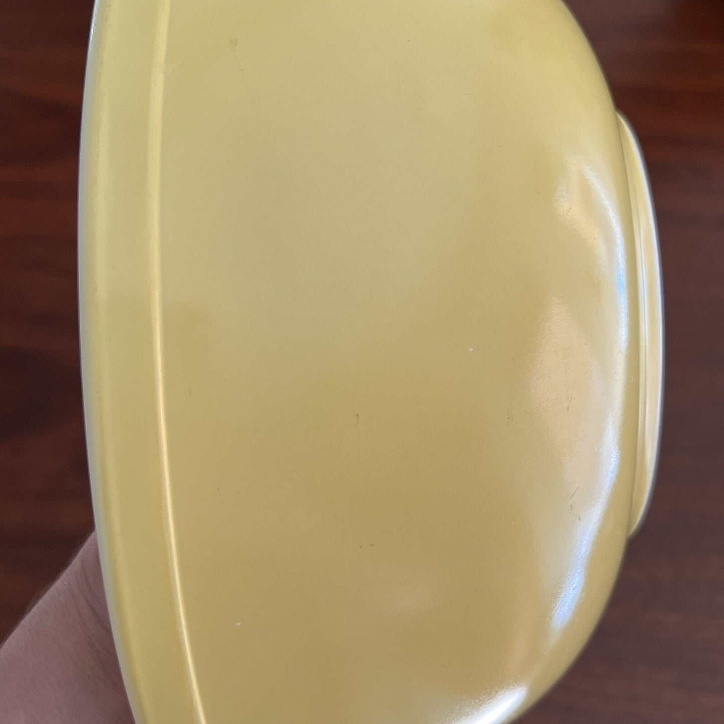 Vintage 1949 Primary Yellow #404 Pyrex 4 qt Mixing/Nesting Bowl Mid-Century