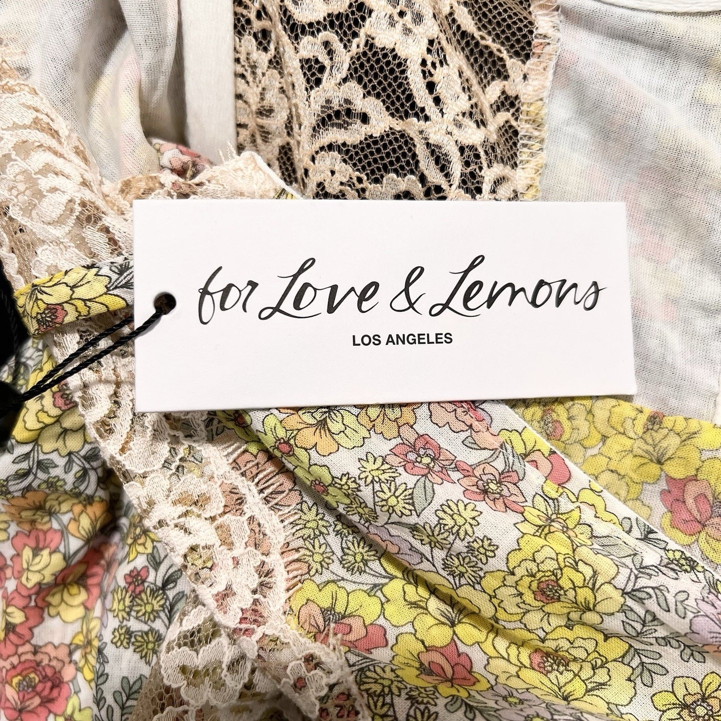 NWT For Love Lemons (M) Victoria’s Secret Esme Mini Dress Romantic Coquette Lace